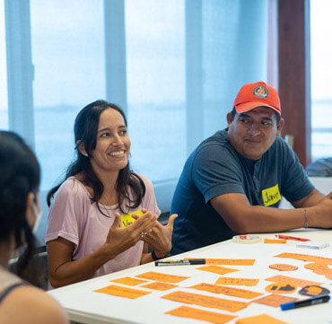Participantes ratifican su compromiso con la visión y prototipos del sistema de alimentos del mar de Galápagos. 28
